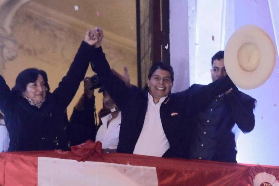 Castillo gewinnt Wahl in Peru