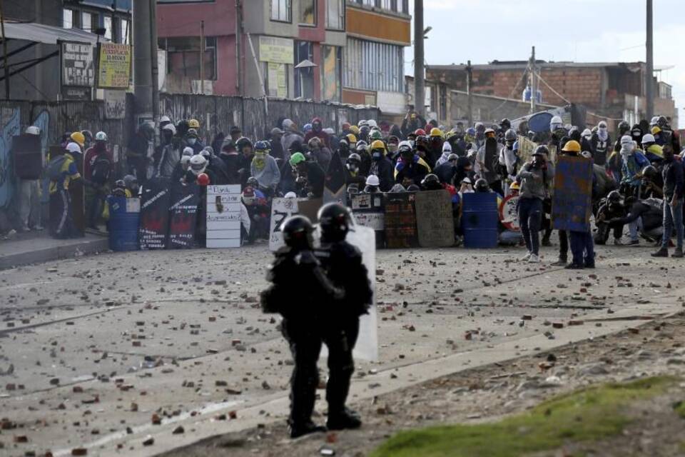 Protest in Kolumbien