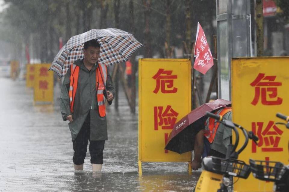 Unwetter in China Unwetter in China
