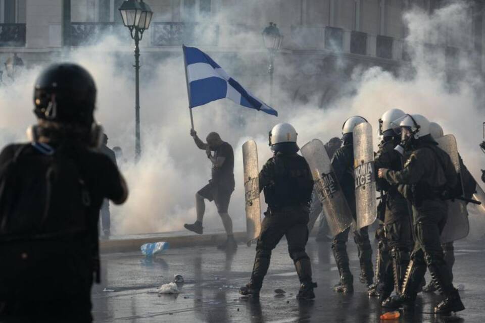 Protest in Athen Protest in Athen
