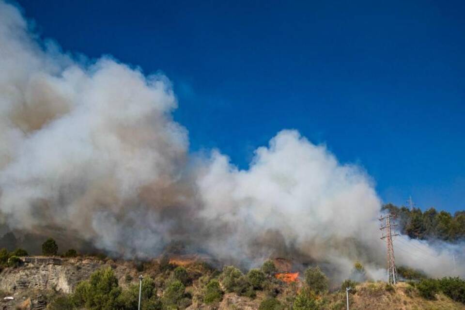 Waldbrand in Spanien Waldbrand in Spanien