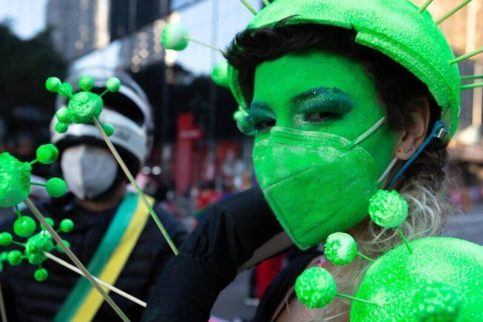 Proteste gegen Corona-Politik in Brasilien Proteste gegen Corona-Politik in Brasilien