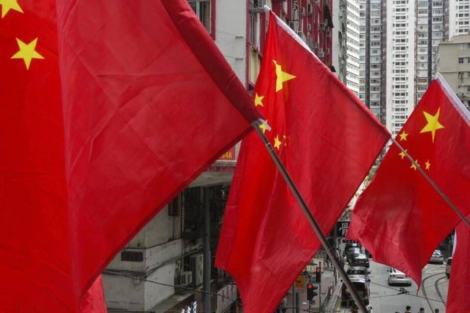 Chinesische Flaggen Chinesische Flaggen