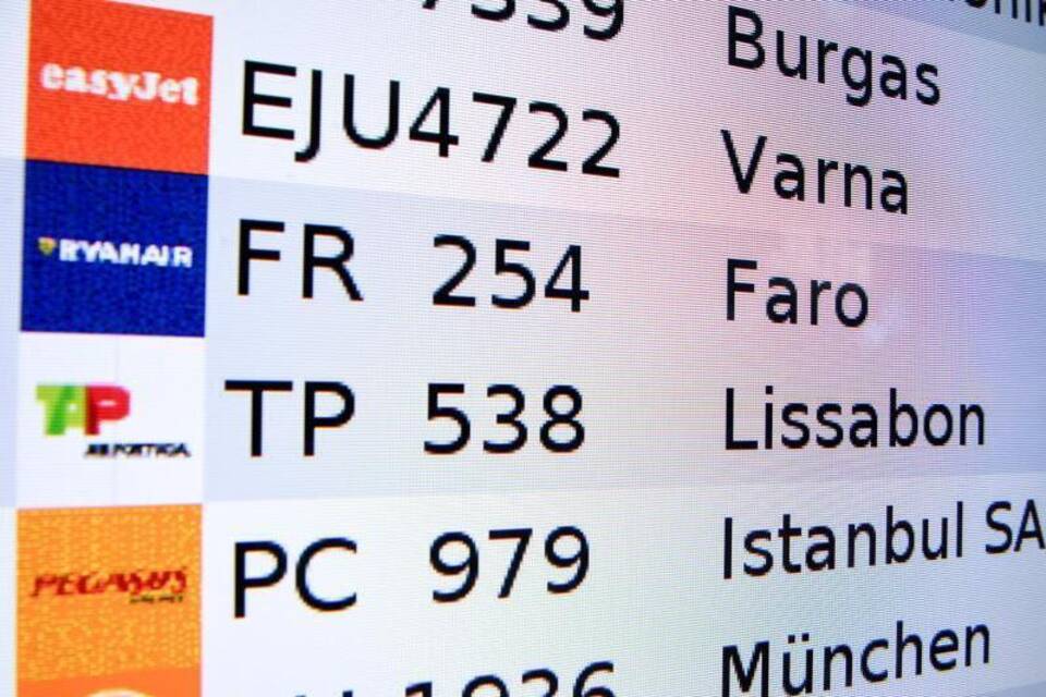 Ankunftstafel Ankunftstafel