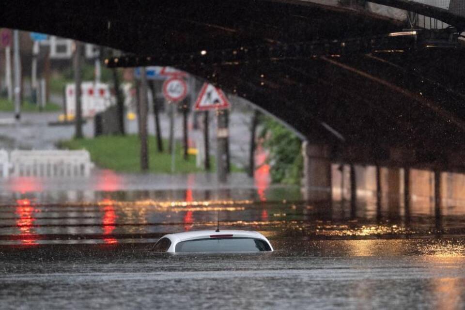 Unwetter in Nordrhein-Westfalen