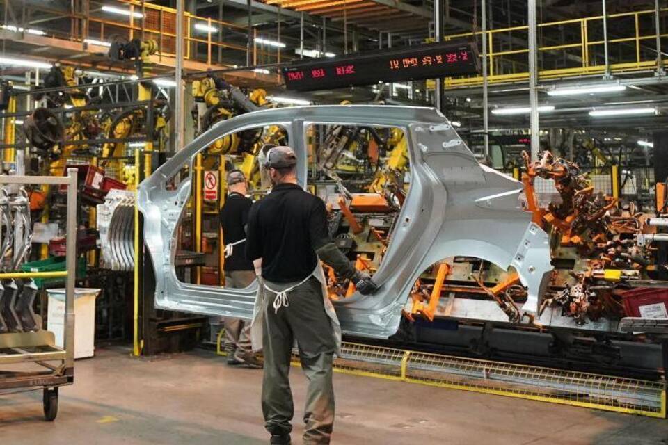 Autoproduktion in Großbritannien Autoproduktion in Großbritannien