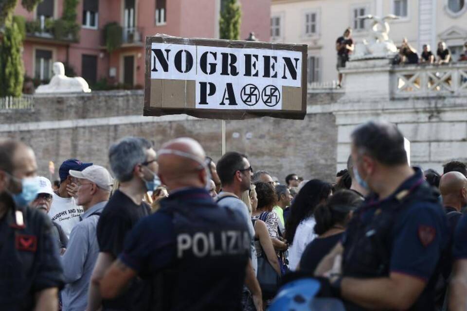 Proteste in Italien