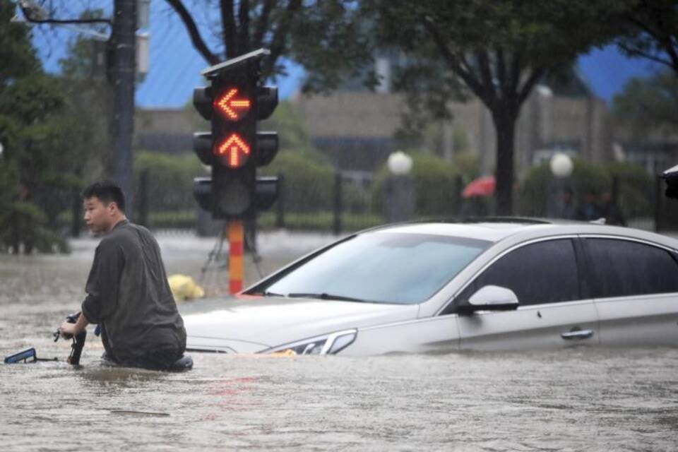 Unwetter in China Unwetter in China