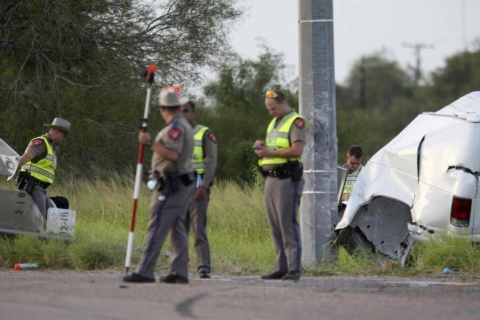 Verkehrsunfall in Texas