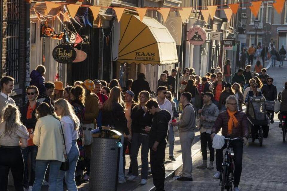 Straßenfest in den Niederlanden