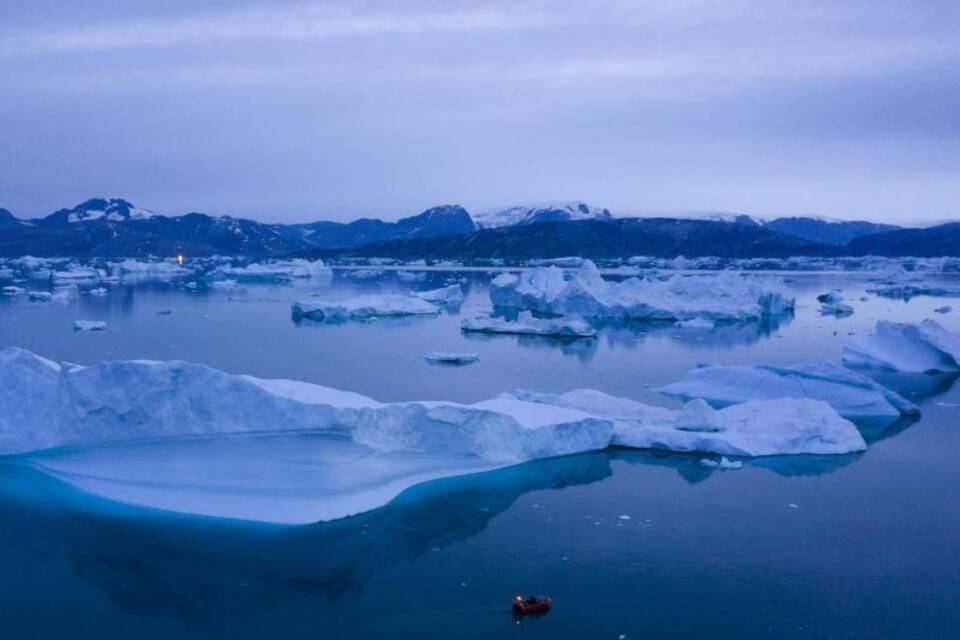 Schmelzendes Eis in Grönland