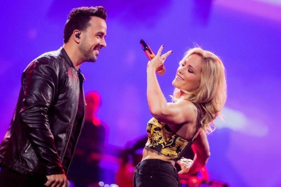 Helene Fischer und Luis Fonsi Helene Fischer und Luis Fonsi