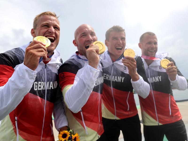 Olympia: Fahnenträger Rauhes letzte Gold-Fahrt: «Krönender ...