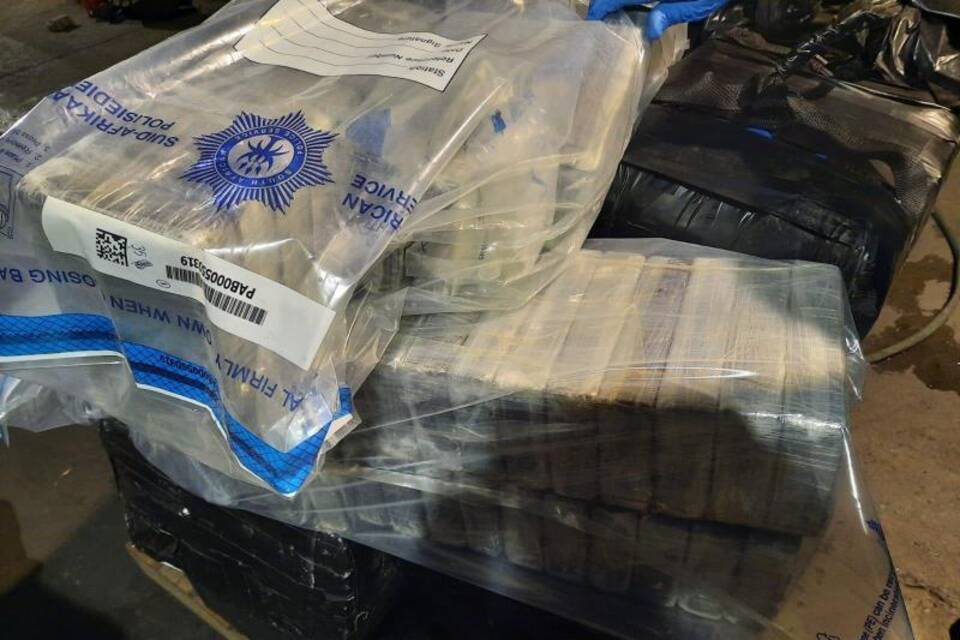 Kokain in Container in Südafrika beschlagnahmt