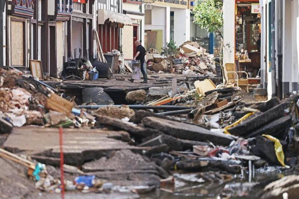 Nach dem Unwetter in Nordrhein-Westfalen