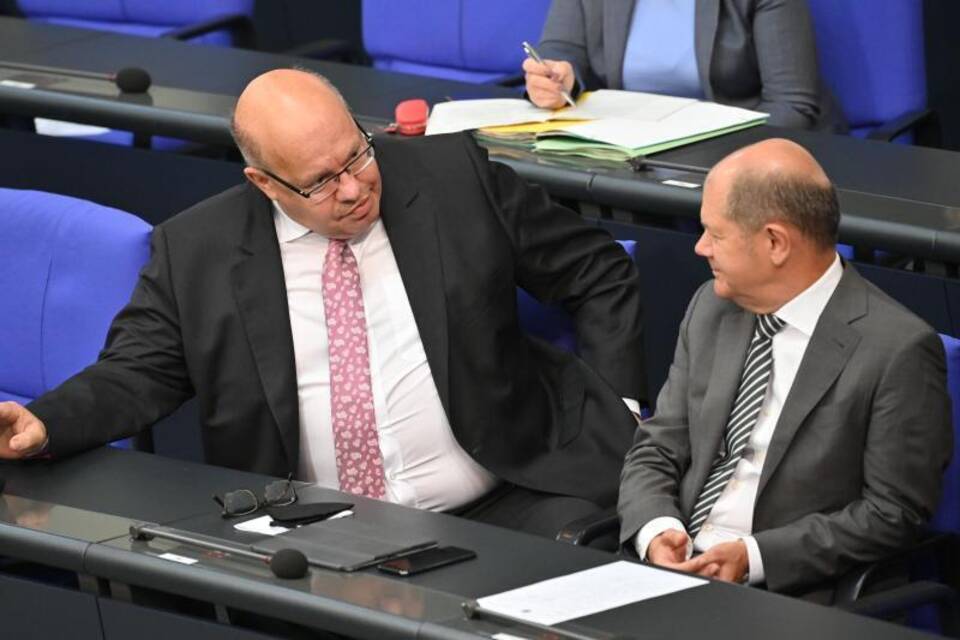 Wirtschaftsminister Altmaier und Finanzminister Scholz