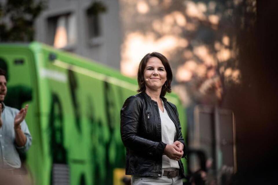 Annalena Baerbock auf Wahlkampftour