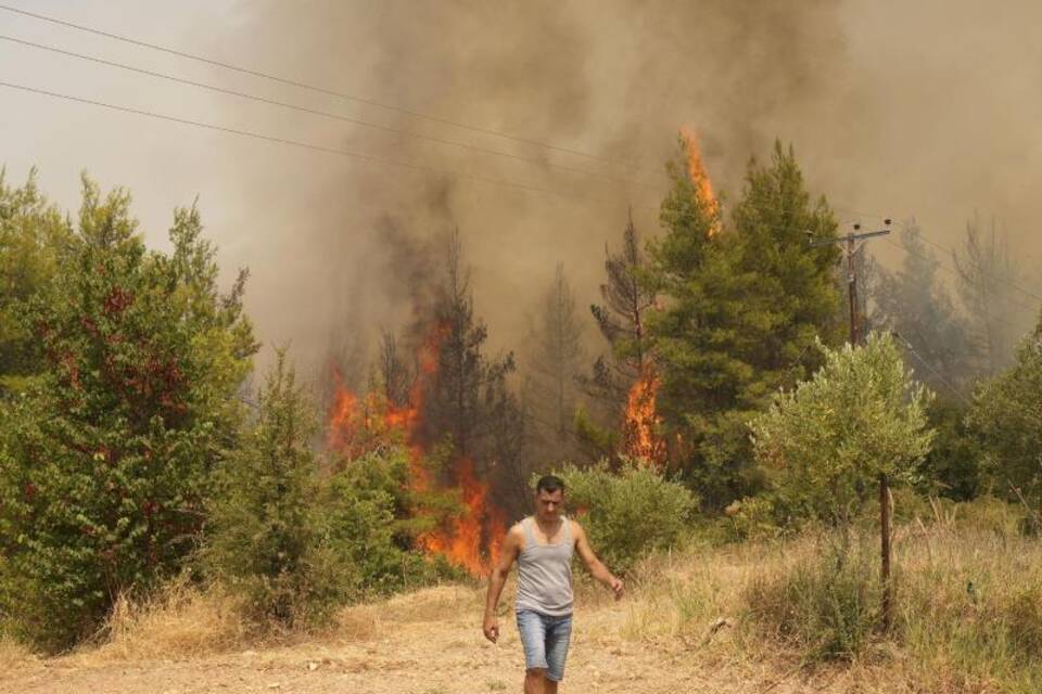 Waldbrände in Griechenland