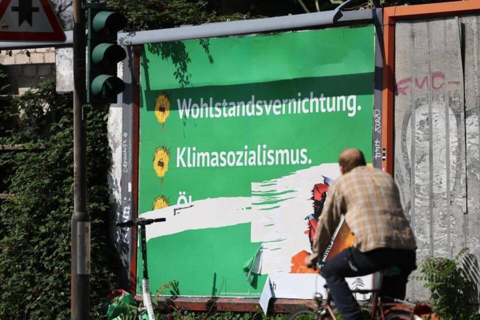 Anti-Grünen-Plakat