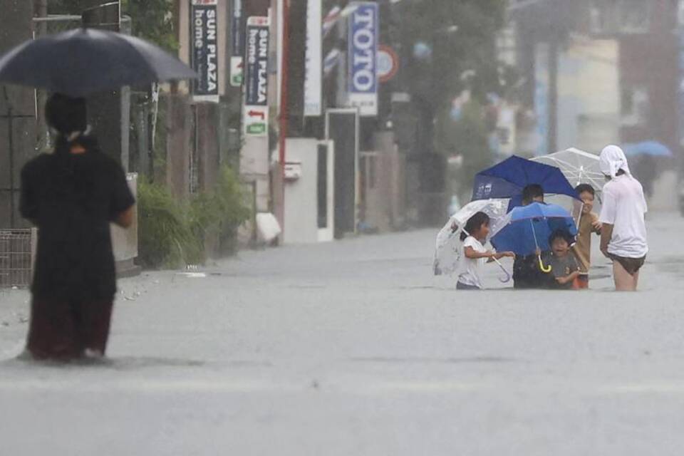 Japan leidet weiter unter massiven Regenfällen