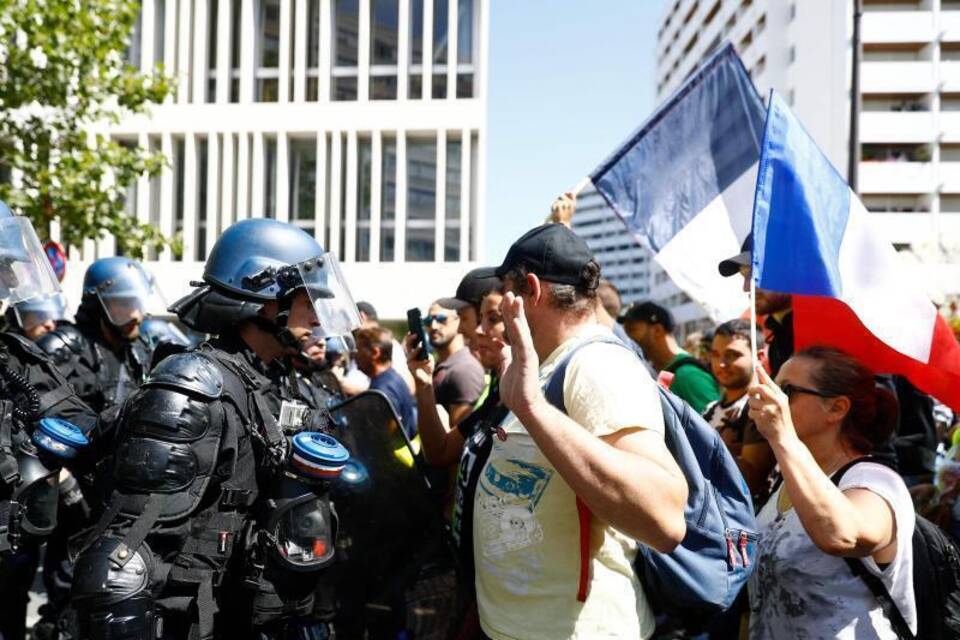 Protest in Paris