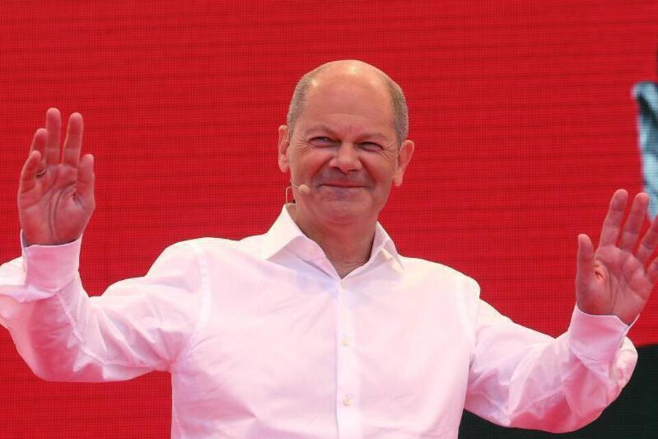 Wahlkampfauftakt der SPD mit Kanzlerkandidat Olaf Scholz.