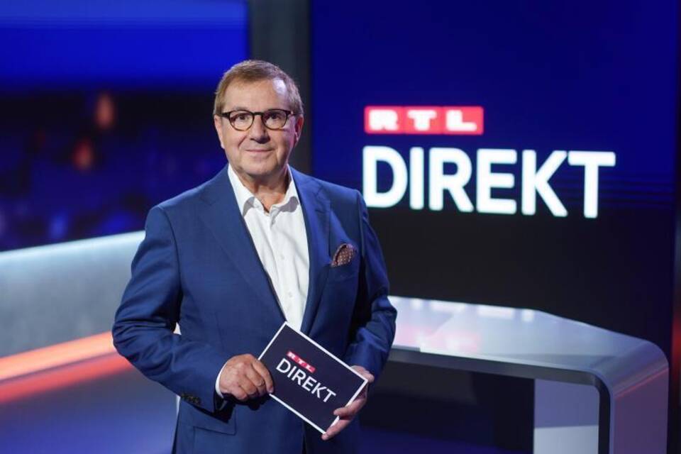 Jan Hofer moderiert "RTL Direkt"