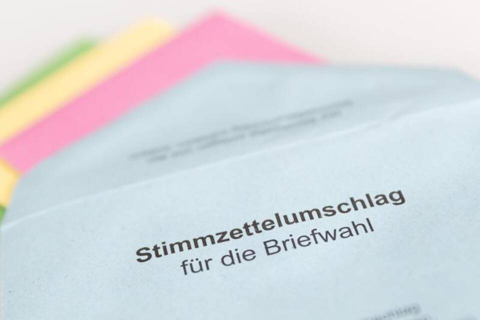 Stimmzettel für die Briefwahl