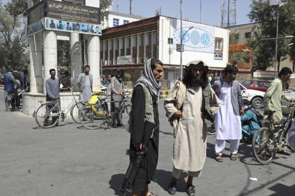 Taliban-Kämpfer in Kabul