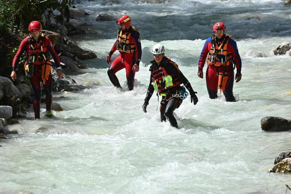 Rettungsaktion Höllentalklamm