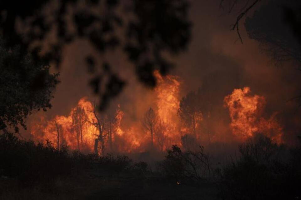 Waldbrände in Frankreich