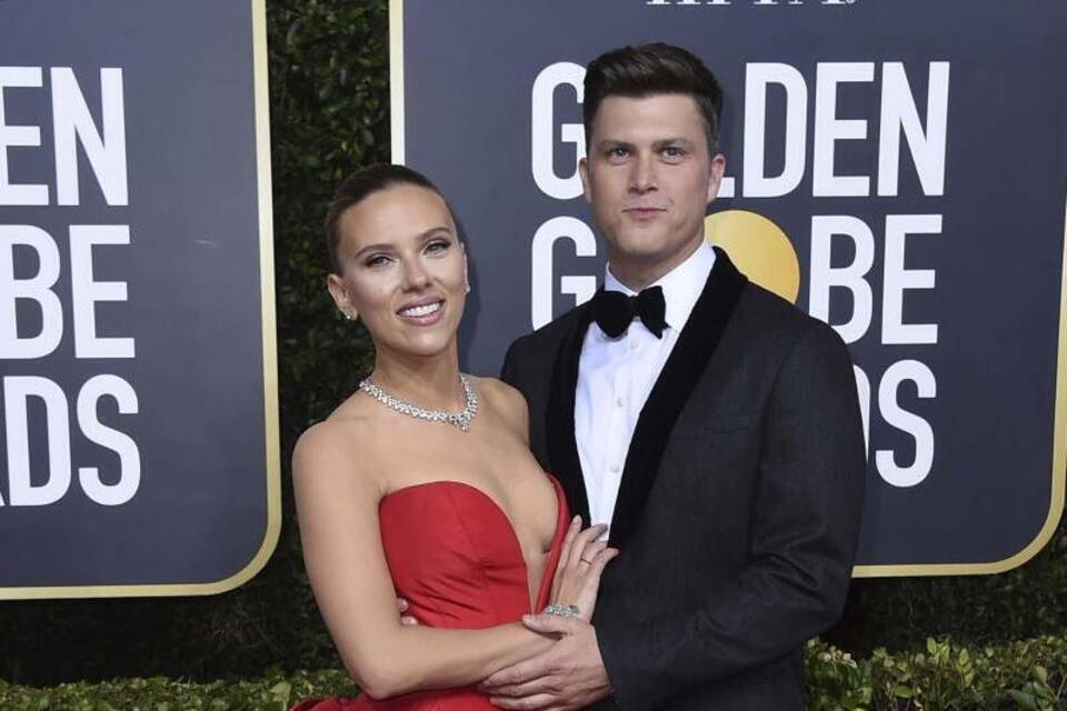 Scarlett Johansson und Colin Jost