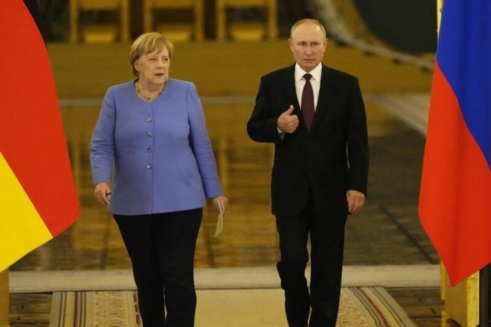 Bundeskanzlerin Merkel in Russland