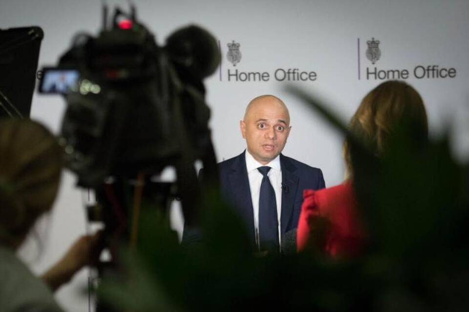 Innenminister Javid Innenminister Javid