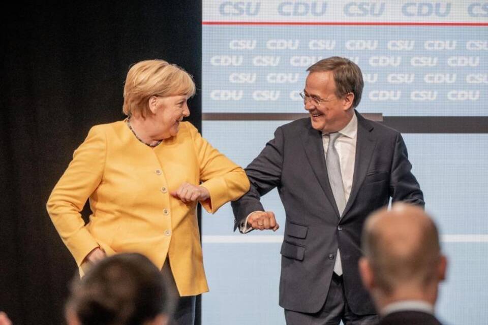 Merkel und Laschet