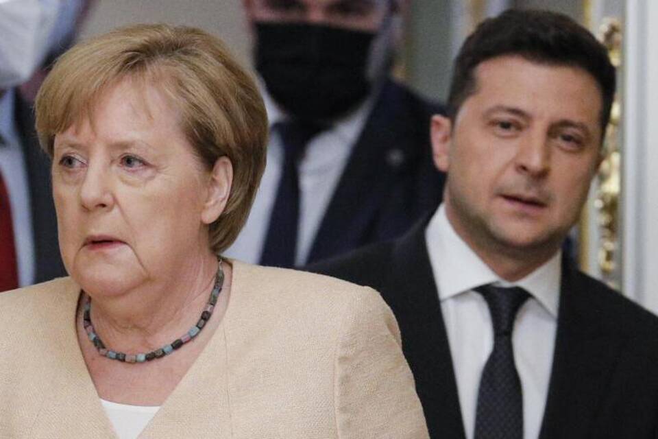 Merkel in der Ukraine