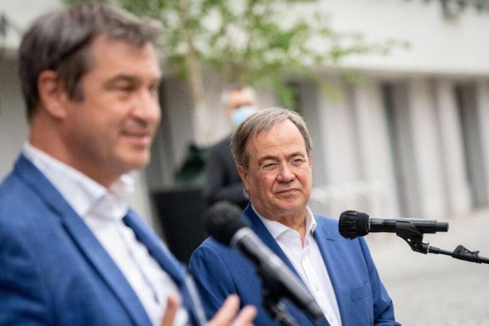 Markus Söder und Armin Laschet Markus Söder und Armin Laschet