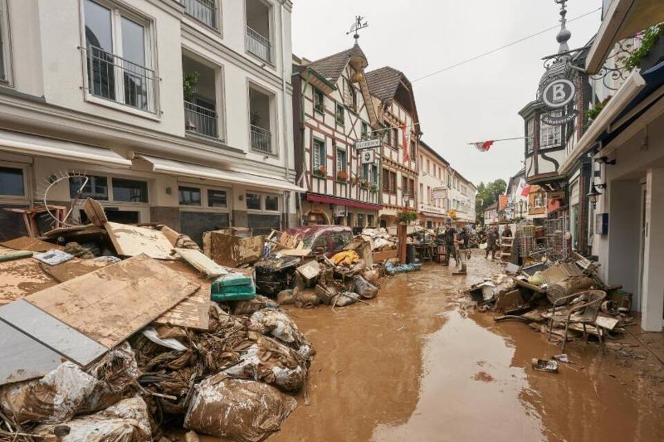 Hochwasserschäden in Ahrweiler