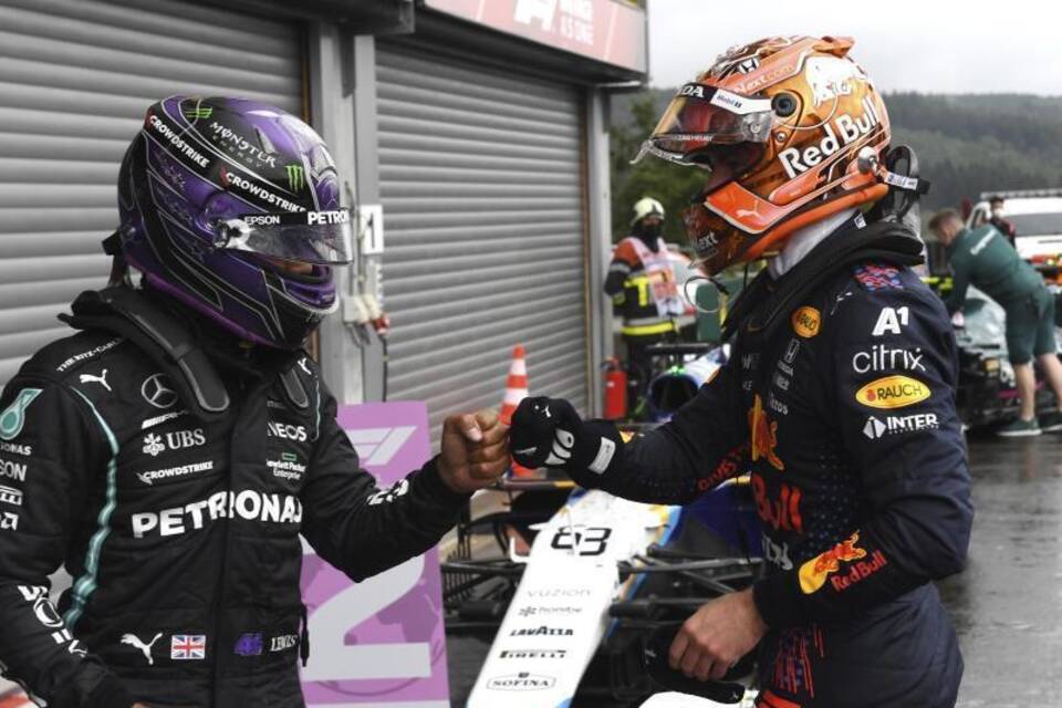 Hamilton und Verstappen Hamilton und Verstappen