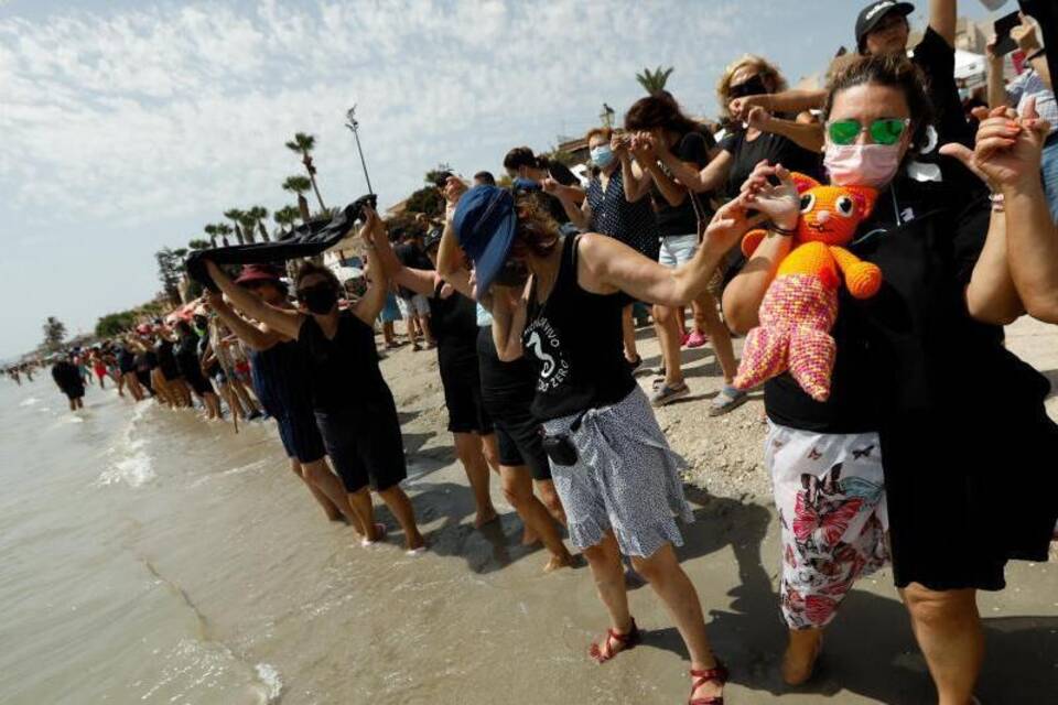 Naturschutz-Proteste in Spanien