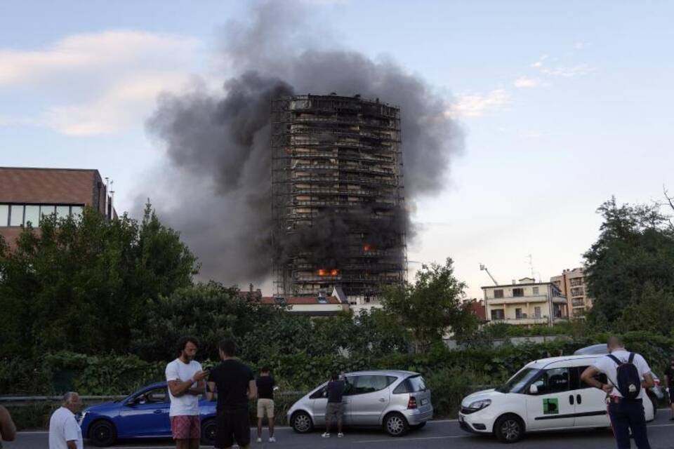 Brand in Mailand Brand in Mailand