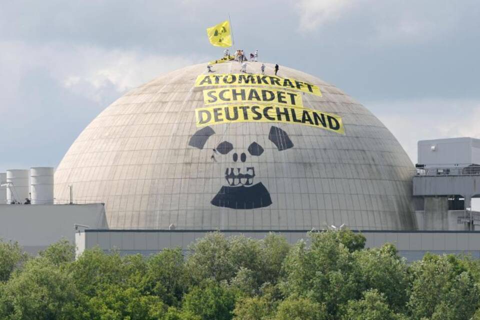 Spektakuläre Greenpeace-Aktionen in Deutschland