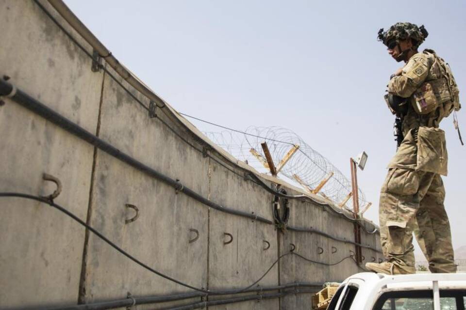 US-Soldat in Kabul US-Soldat in Kabul