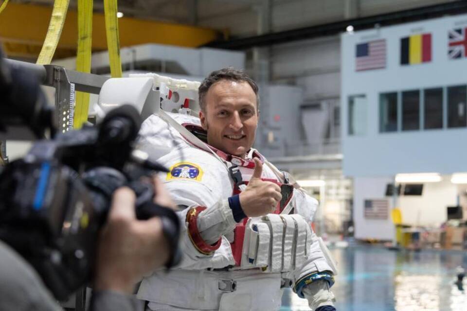 ESA-Astronaut Matthias Maurer