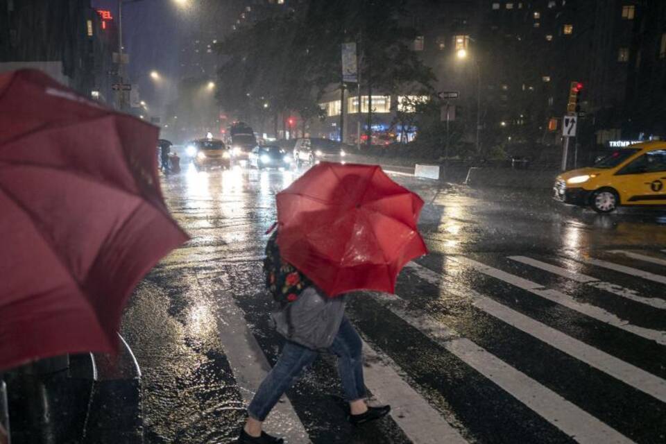 Regen in New York