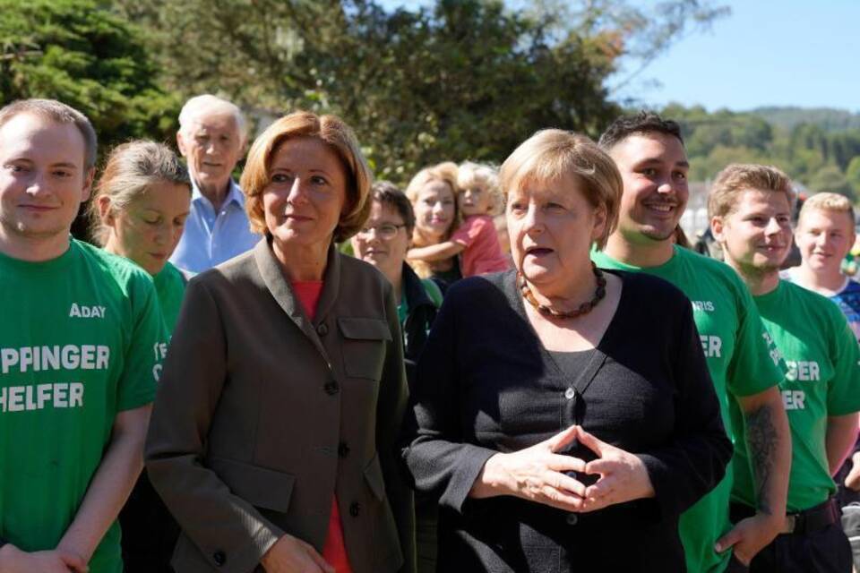 Merkel im Ahrtal