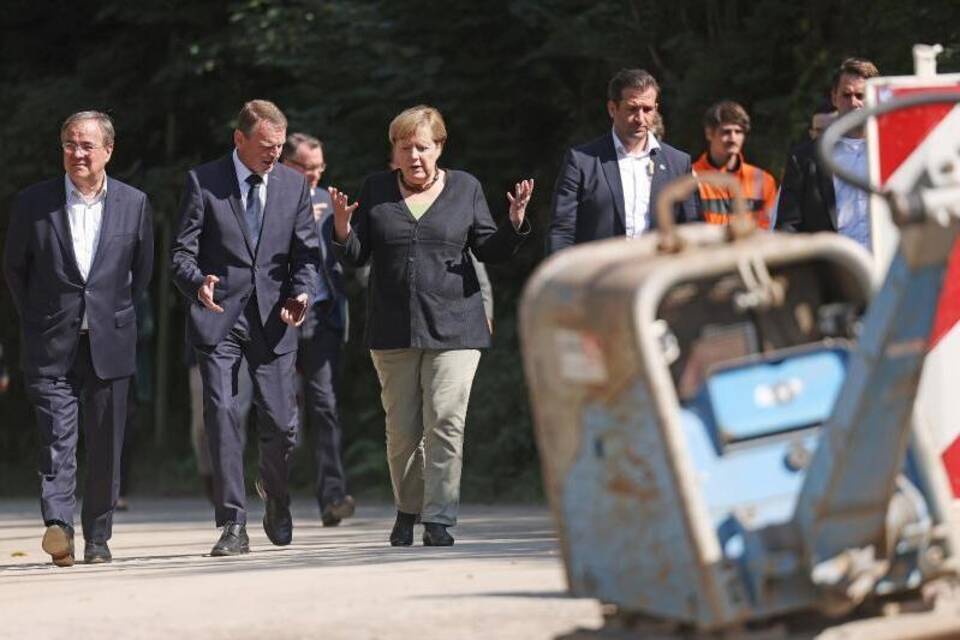 Merkel und Laschet in Hagen