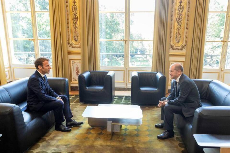 Scholz trifft Macron Scholz trifft Macron