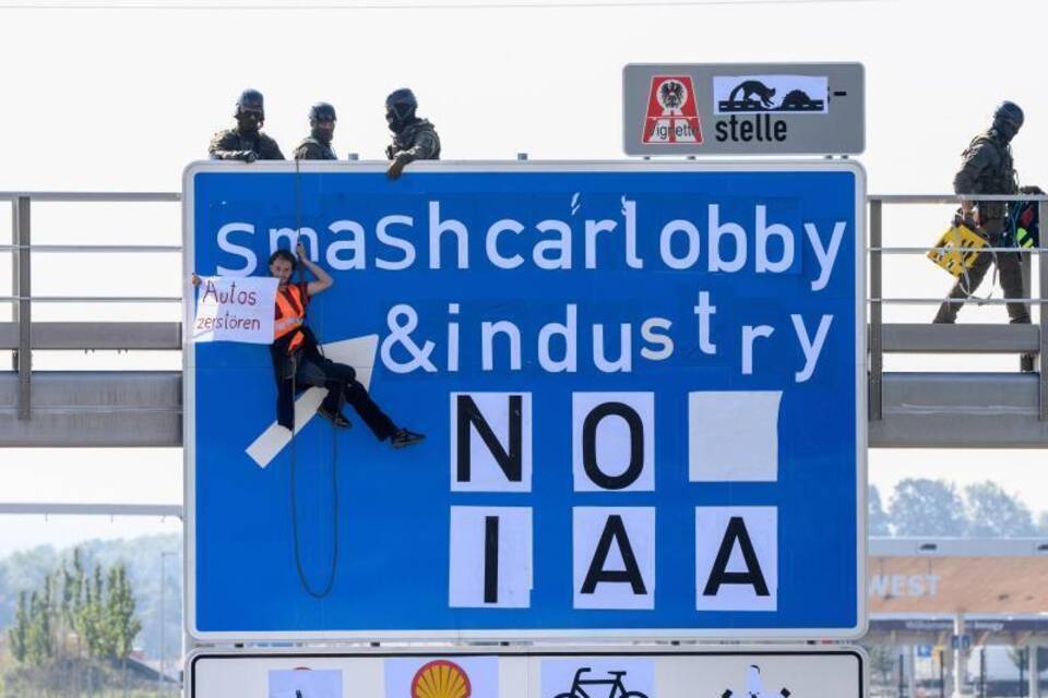 Protest gegen IAA Mobility