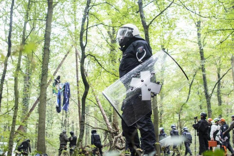 Räumung im Hambacher Forst